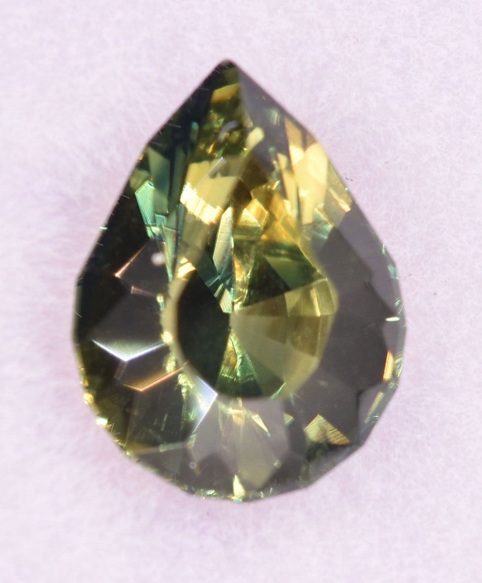 Sapphire - No Heat Natural Bicolor Green & Yellow