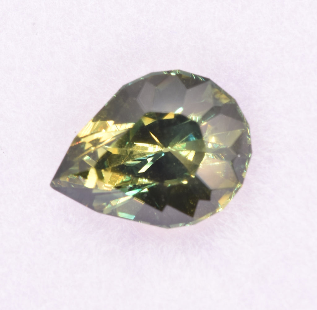 Sapphire - No Heat Natural Bicolor Green & Yellow