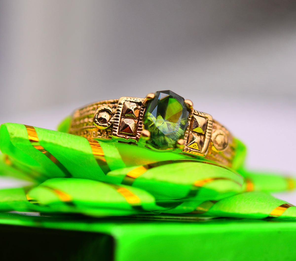 Sapphire Ring - No Heat 14K