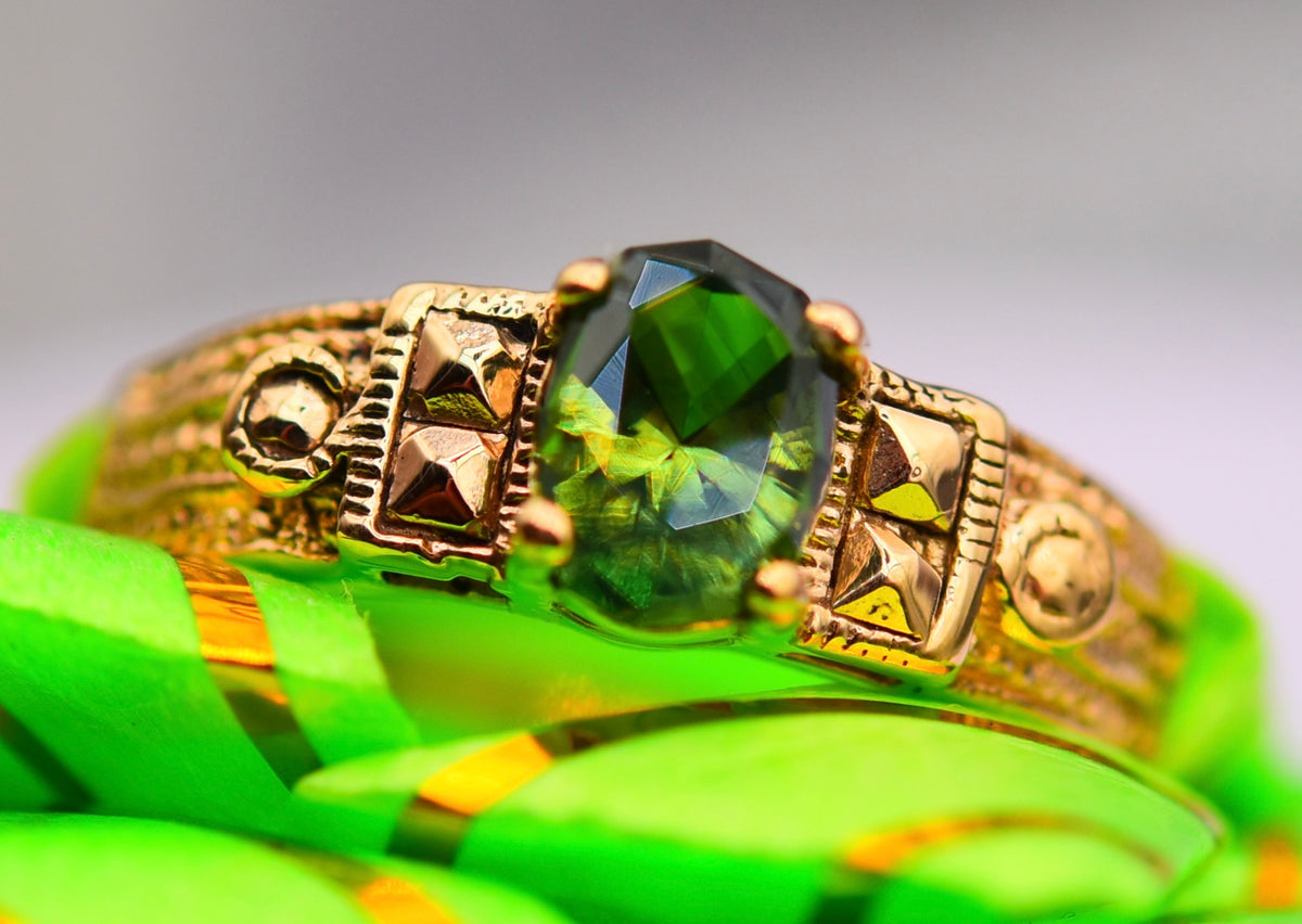 Sapphire Ring - No Heat 14K