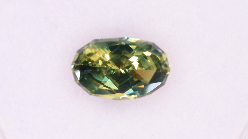 Bicolor Natural Sapphire - No Heat