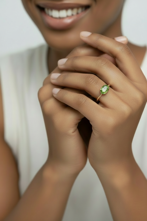 Ring with further reduced glare